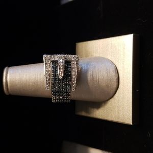 Ladies Diamond Buckle ring